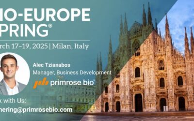 Primrose Bio Heads to Bio-Europe Spring 2025