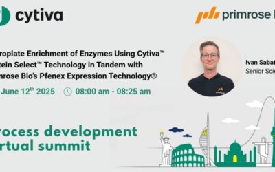 Primrose Bio Highlights High-Throughput Enzyme Screening at Cytiva’s Process Development Virtual Summit