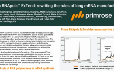 Presented at TIDES USA 2025: Prima RNApols™ ExTend: rewriting the rules of long mRNA manufacturing​