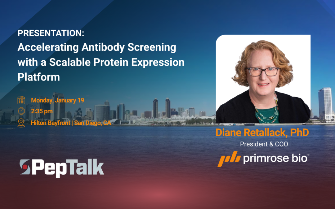 PepTalk: The Protein Science and Production Week 2026