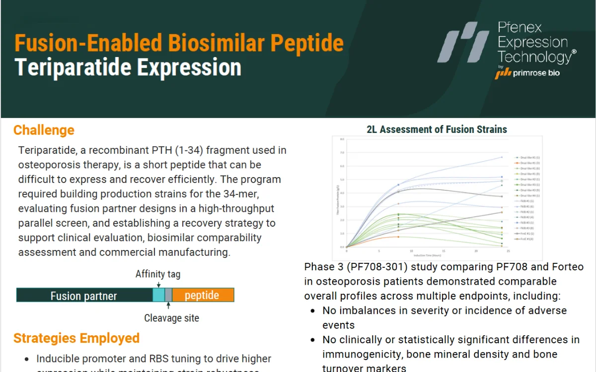 Fusion-Enabled Biosimilar Peptide