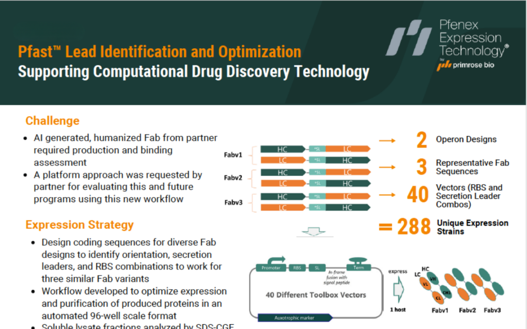Pfast™ Lead Identification and Optimization Supporting Computational Drug Discovery Technology 